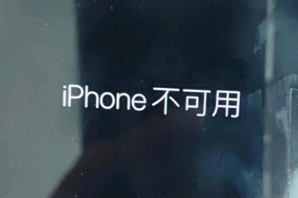 江汉石油管理局苹果服务网点分享锁屏界面显示“iPhone 不可用”如何解决 